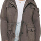 Women'S Lightweight Cotton Military Jacket (Standard & plus Sizes)