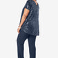 Women'S plus Size Sequin Pant Set