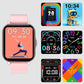 Smart Fitness Tracker Watch for Android/Ios - IP68, Heart Rate/Blood Oxygen/Sleep Monitoring, 8 Sports Modes, Breath Training, Weather Updates - 1.69-Inch Display for Men and Women (Rose Gold)