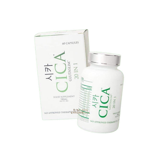 CICA Glutaslim 20 in 1 Food Supplement, 60 Capsules