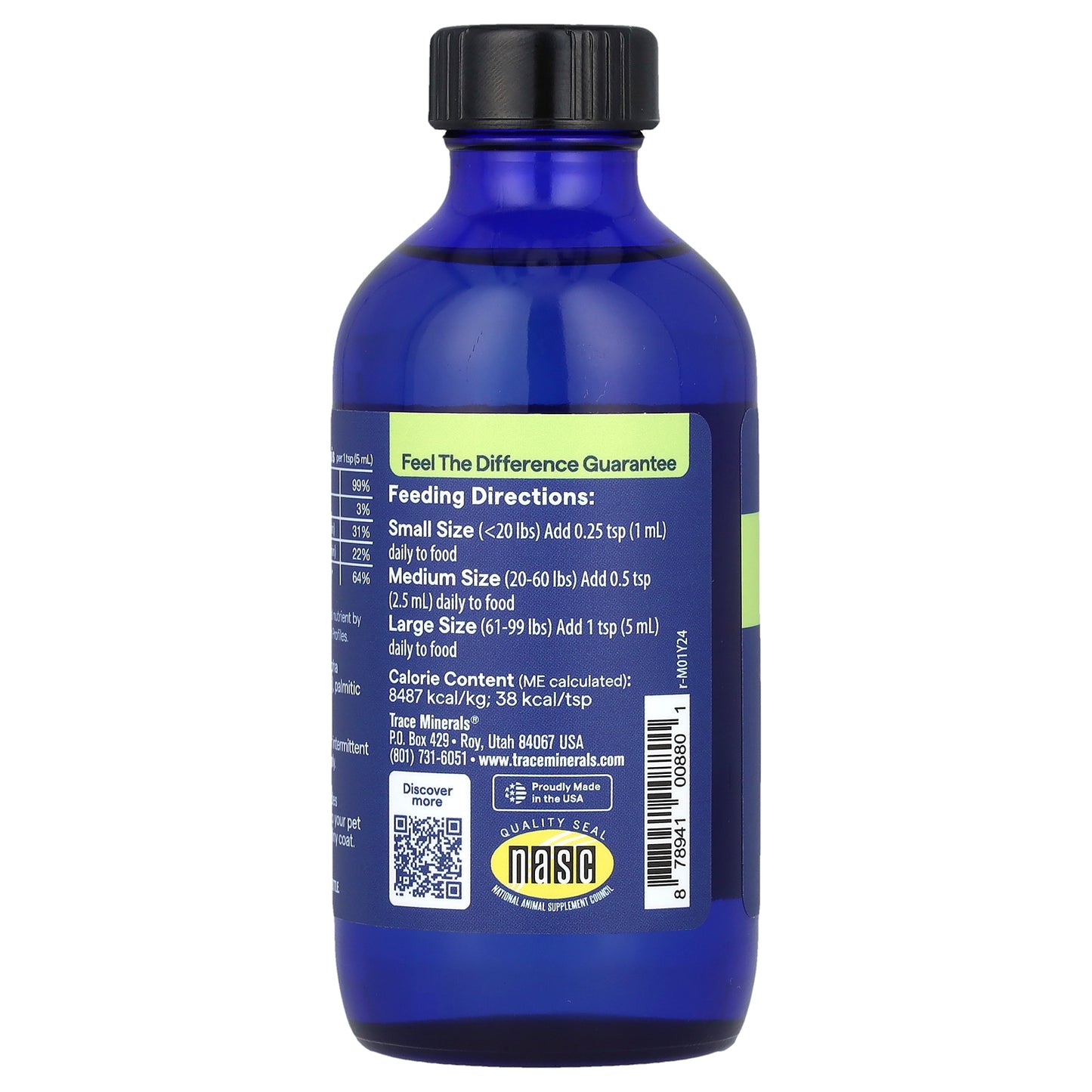 Minerals ® Pet, Omega 3, for Dogs and Cats, 4 Fl Oz (118 Ml)
