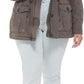 Women'S Lightweight Cotton Military Jacket (Standard & plus Sizes)