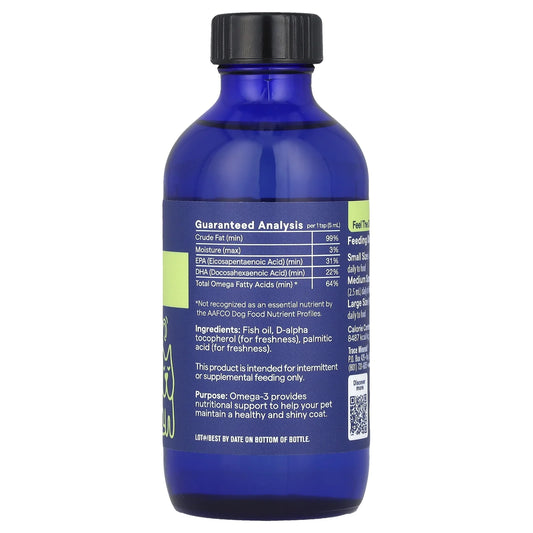 Minerals ® Pet, Omega 3, for Dogs and Cats, 4 Fl Oz (118 Ml)